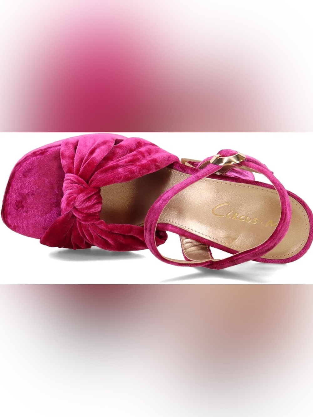Circus by Sam Edelman Audrea Fuchsia Magenta Pink Women's Pumps Heels - Picture 3 of 11